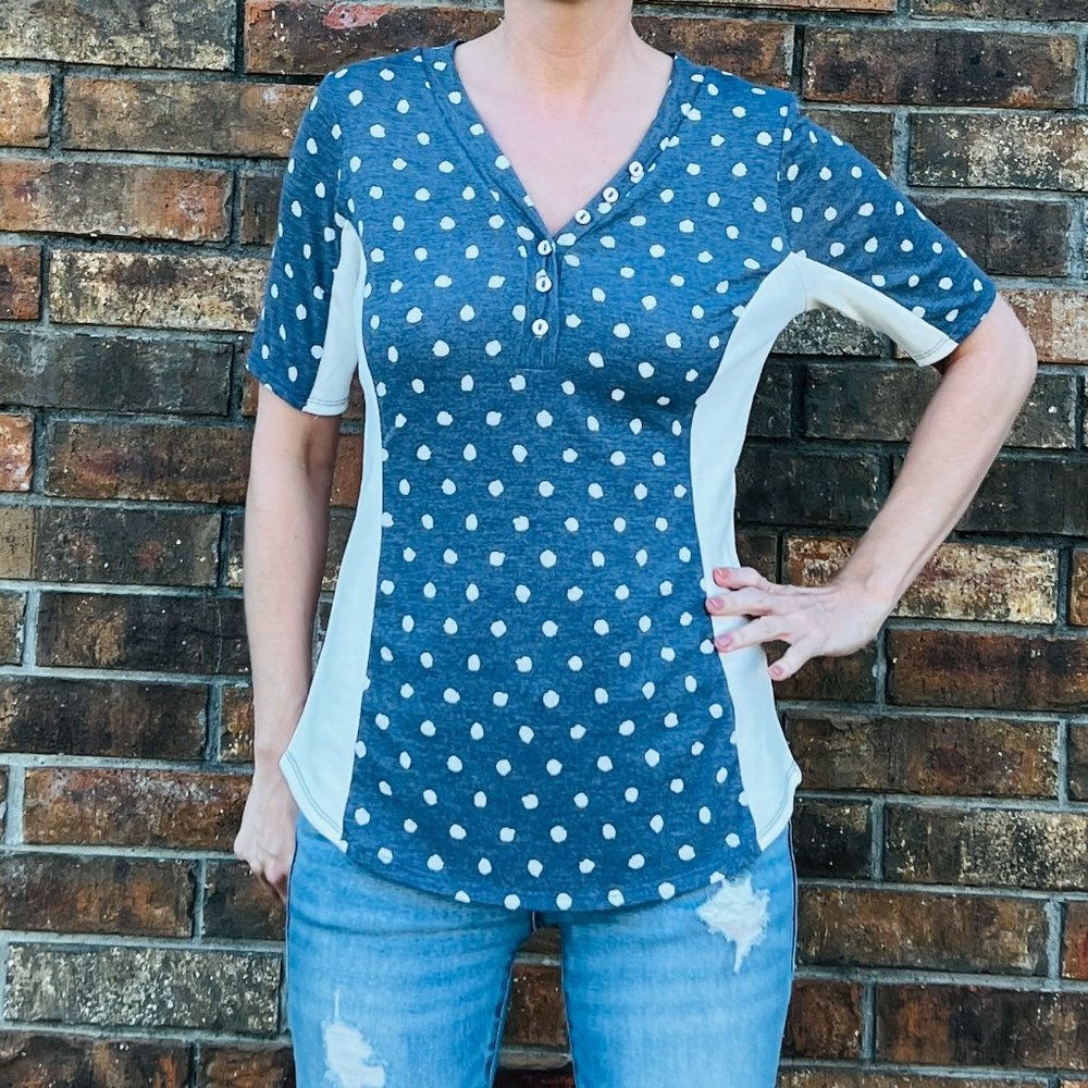 Polka Dot Short Sleeve
